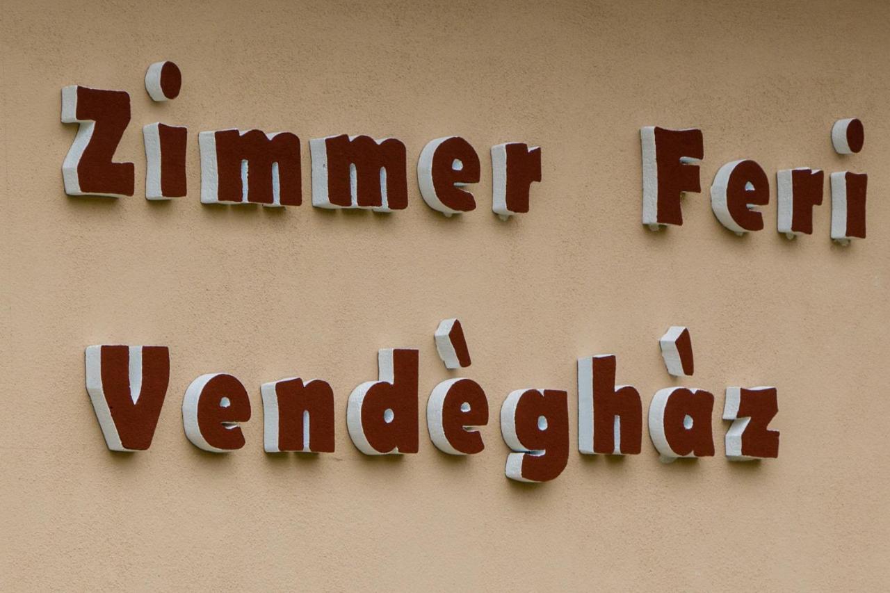 Zimmer Feri Vendeghaz Hotel Abaújszántó Exterior foto